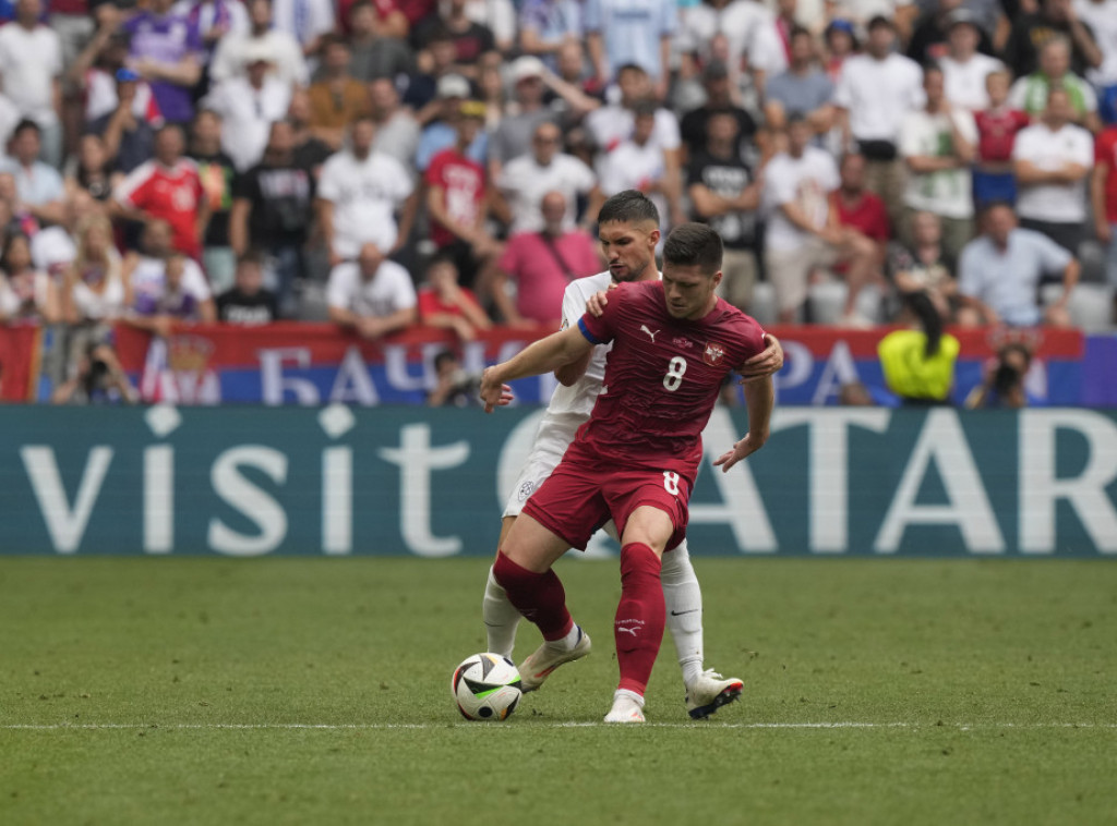 Luka Jović u 95. minutu doneo bod Srbiji protiv Slovenije na Evropskom prvenstvu