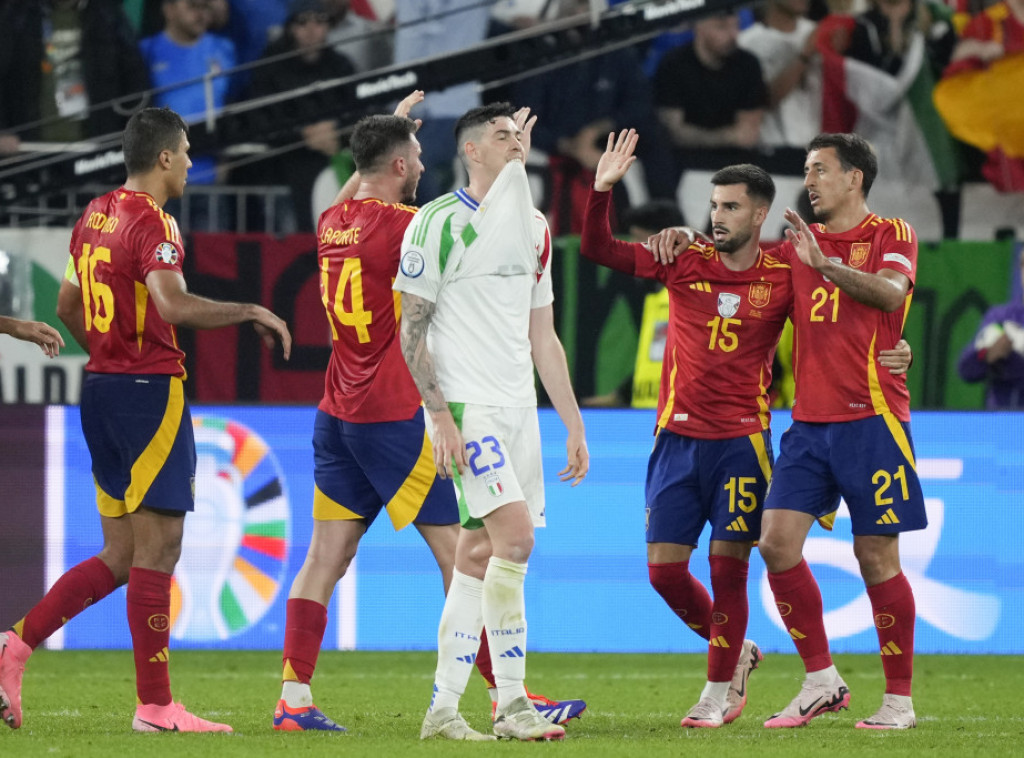 Fudbaleri Španije pobedom protiv Italije obezbedili plasman u osminu finala Evropskog prvenstva