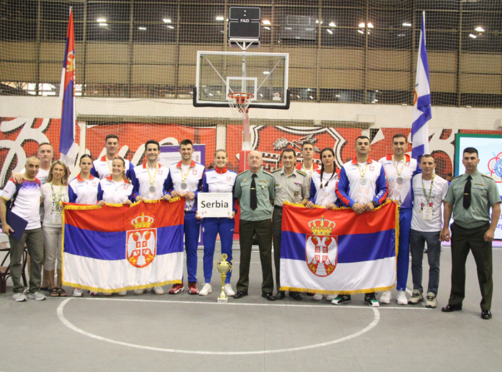 Vojna muška reprezentacija Srbije druga na Svetskom vojnom prvenstvu u basketu 3x3