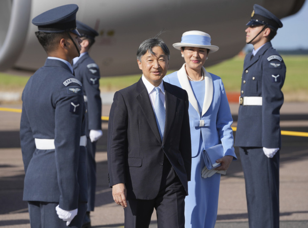 Japanski car Naruhito stigao u zvaničnu posetu Velikoj Britaniji