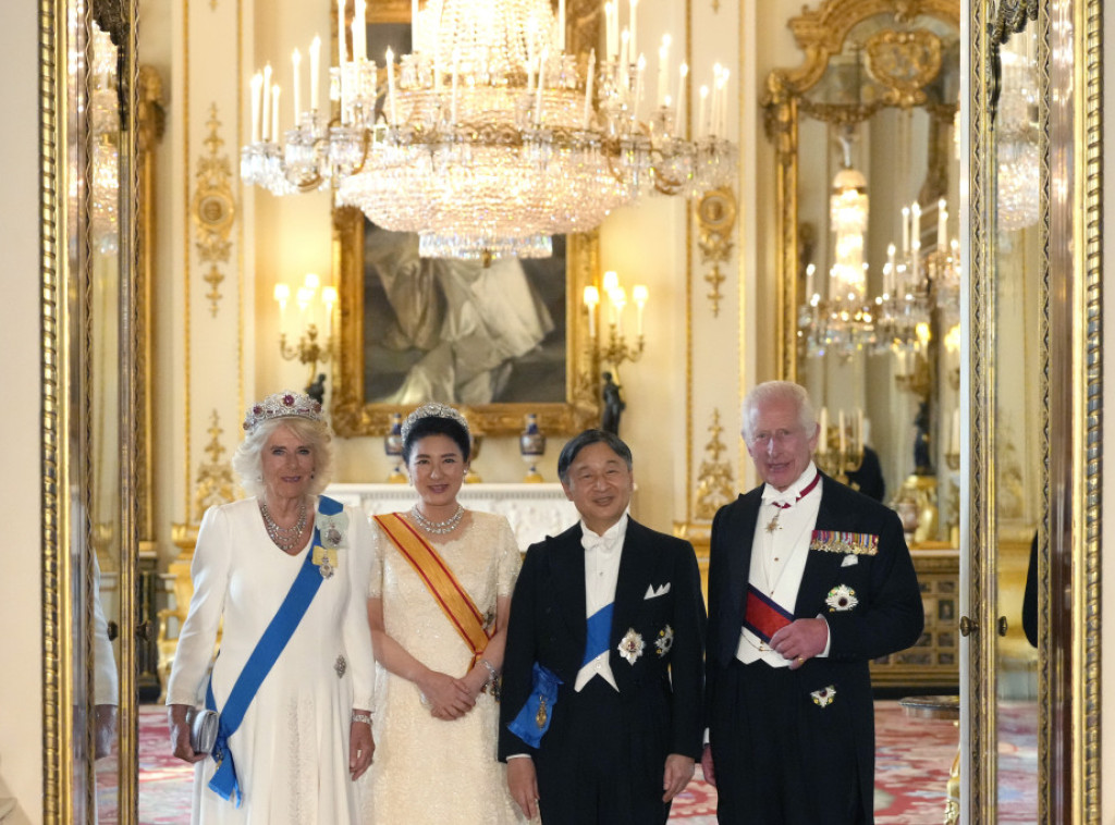 Kralj Čarls priredio raskošan doček japanskom carskom paru