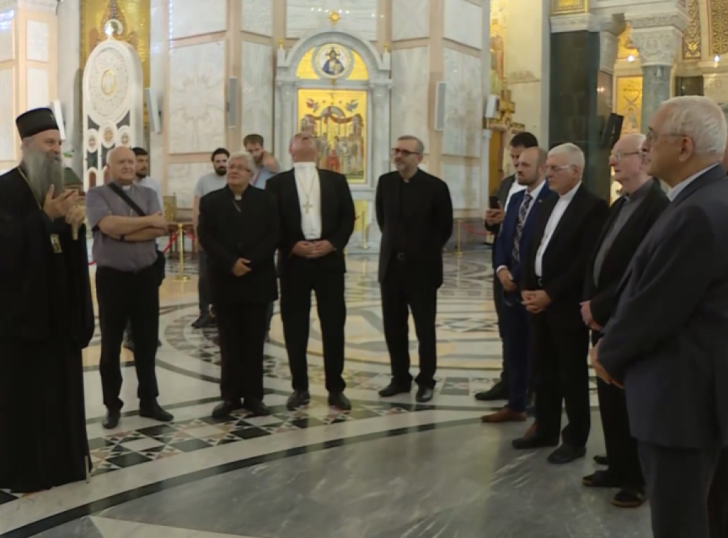 Porfirije u Hramu Svetog Save primio predstavnike Katoličke crkve iz cele Evrope
