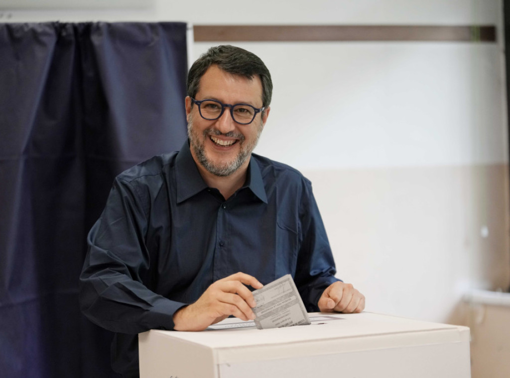 Salvini čestitao Marin le Pen i Žordanu Bardeli pobedu u prvom krugu izbora