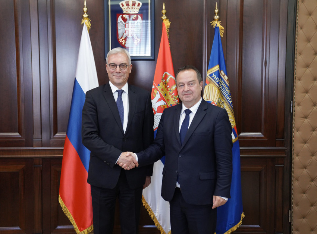 Dačić razgovarao sa Gruškom o saradnji Srbije i Rusije, posebno u vanrednim situacijama
