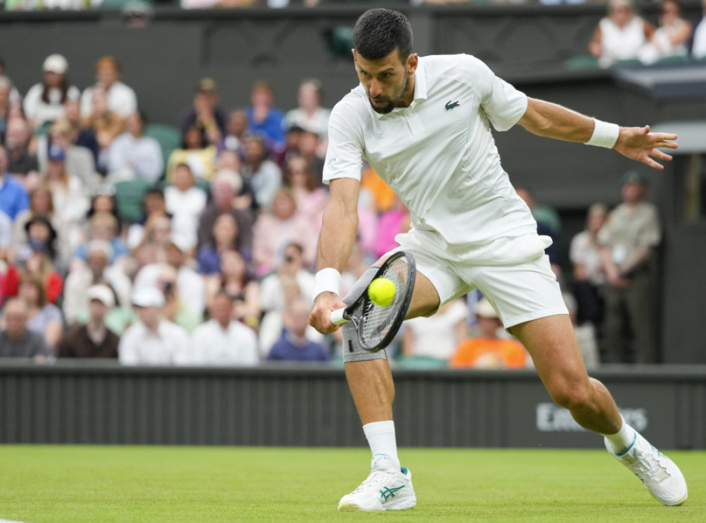 Novak Đoković meč drugog kola Vimbldona igra u četvrtak od 14.30