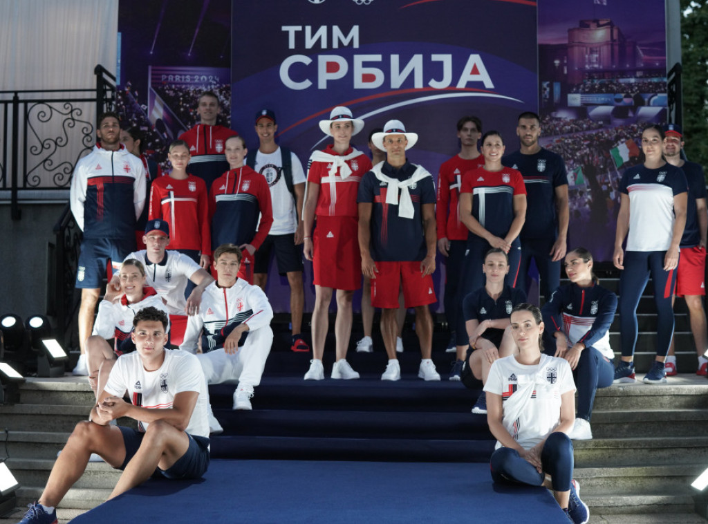 Predstavljena modna kolekcija Olimpijskog tima Srbije za Igre u Parizu