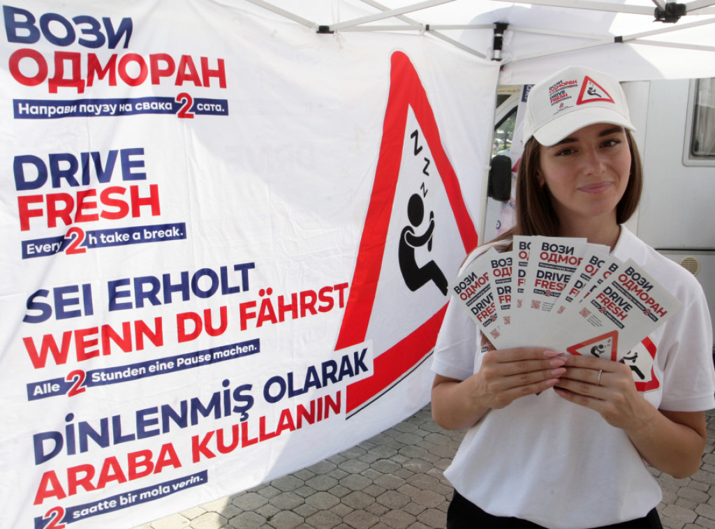 Na putevima Srbije počela kampanja "Vozi odmoran"