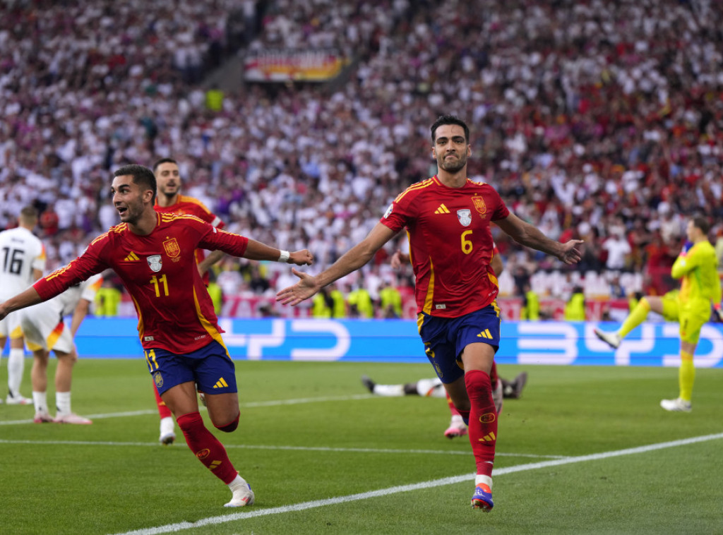 Fudbaleri Španije posle produžetaka pobedili Nemačku za plasman u polufinale EP