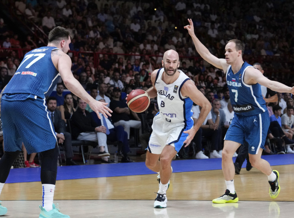 Košarkaši Grčke ubedljivi protiv Slovenije, ništa od Olimpijskih igara za Dončića