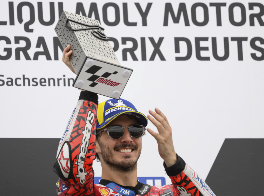 Moto GP: Frančesko Banjaja pobedio na trci za Veliku nagradu Nemačke