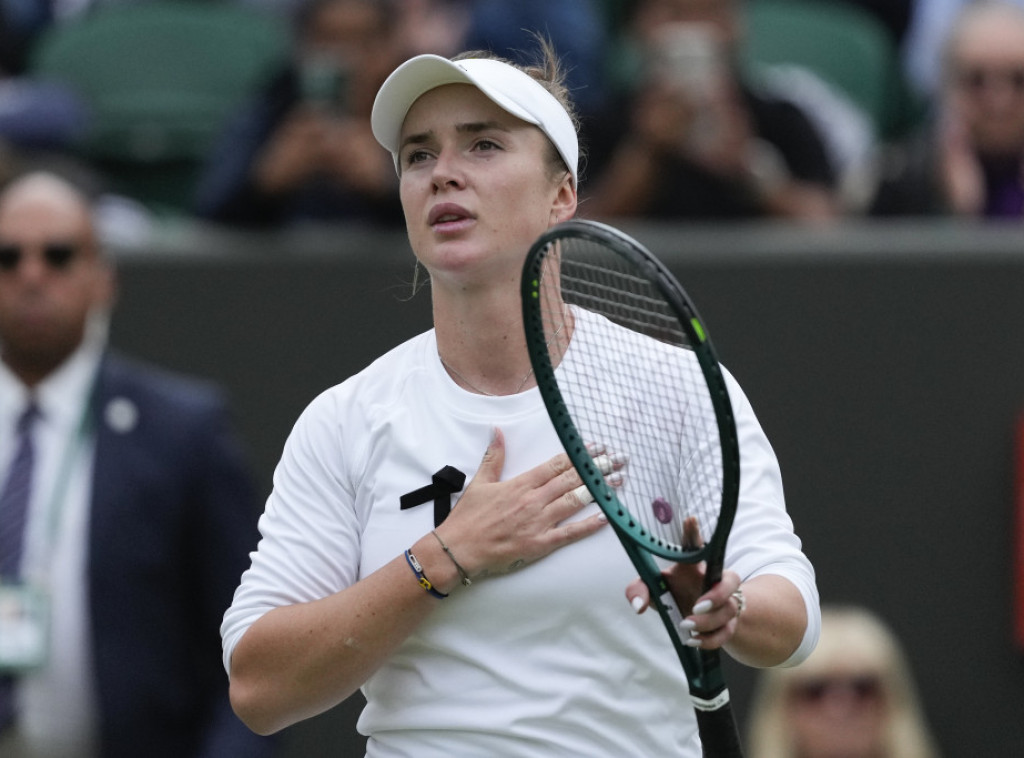 Ukrajinska teniserka Elina Svitolina u četvrtfinalu Vimbldona