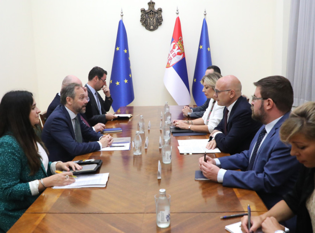 Vučević i Žiofre razgovarali o reformskoj agendi, infrastrukturnim projektima i energetici