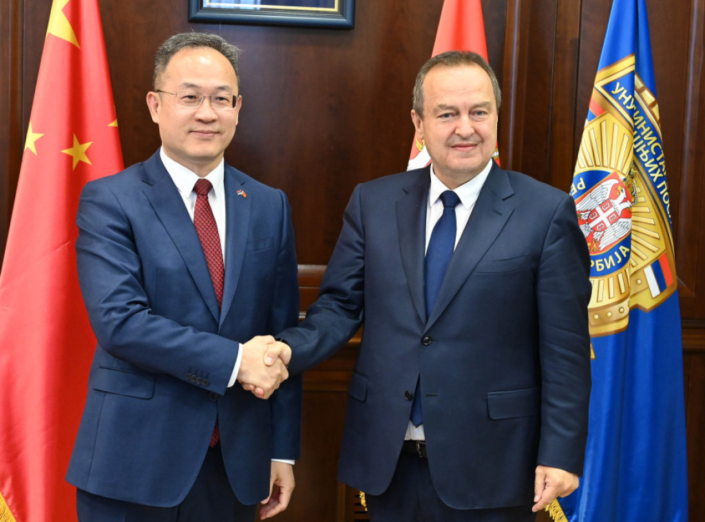 Dacic, Chinese ambassador discuss security cooperation, fight against crime