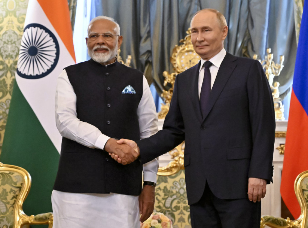 Putin zahvalio Modiju na angažovanju za mirno rešenje rata u Ukrajini