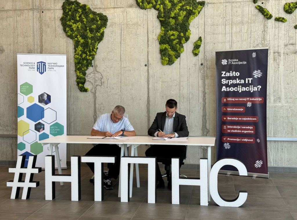 Potpisan Memorandum o saradnji između Naučno-tehnološkog parka Novi Sad i Srpske IT asocijacije