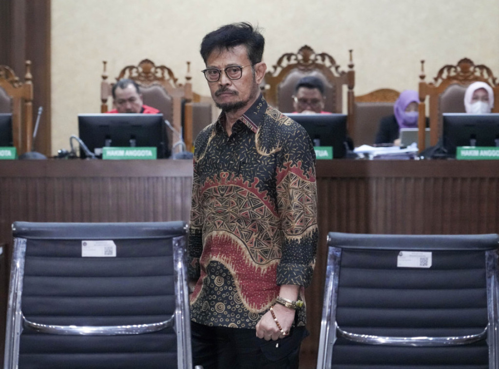 Bivši ministar poljoprivrede Indonezije osuđen na 10 godina zatvora zbog korupcije