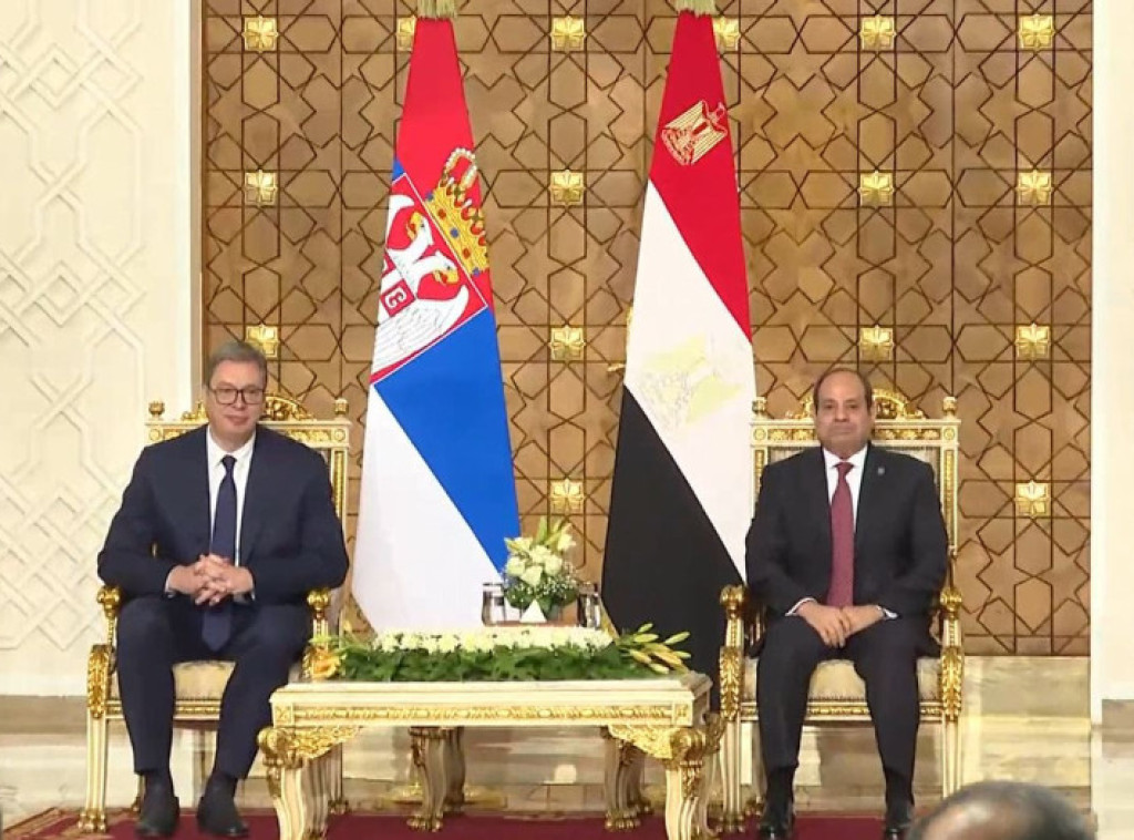 Vučić: Sporazum o slobodnoj trgovini sa Egiptom od izuzetnog značaja