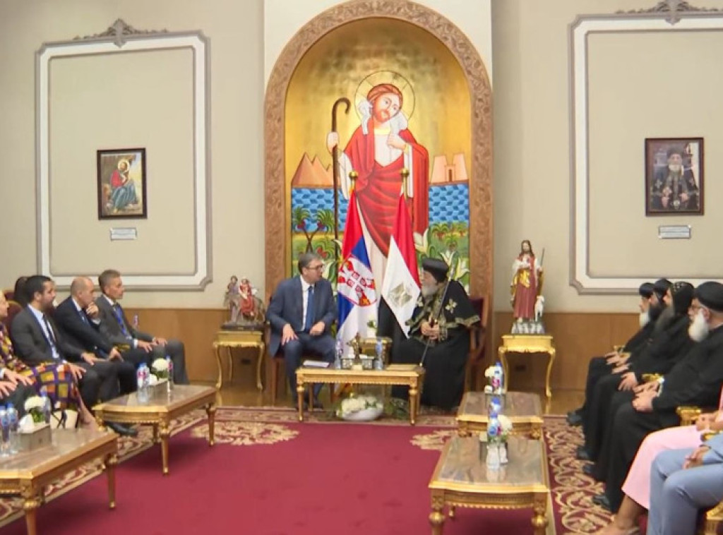 Predsednik Vučić se sastao sa poglavarom Koptske pravoslavne crkve