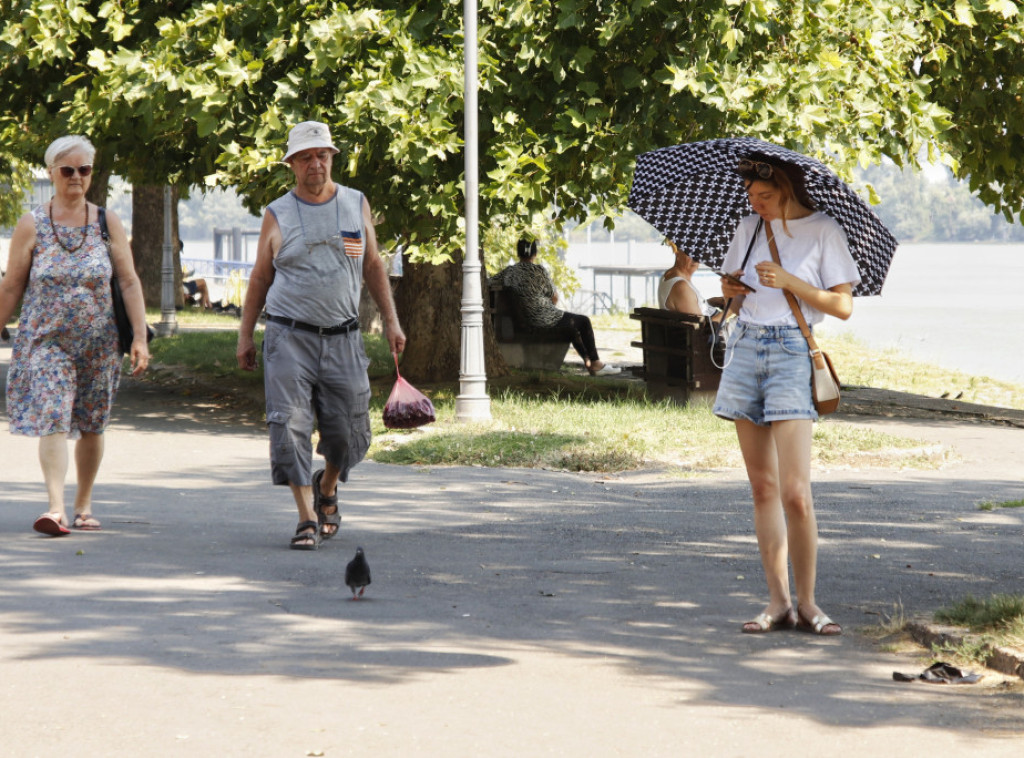 U Srbiji i danas pretežno sunčano i veoma toplo, najviše do 40 stepeni