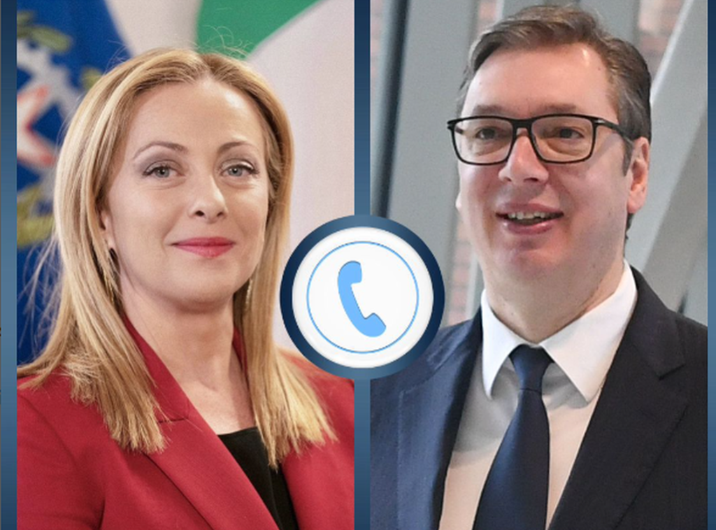 Vucic speaks with Meloni by phone