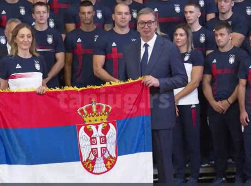 Vučić sa olimpijcima: Nema veće časti nego da učinite nešto lepo za svoju zemlju