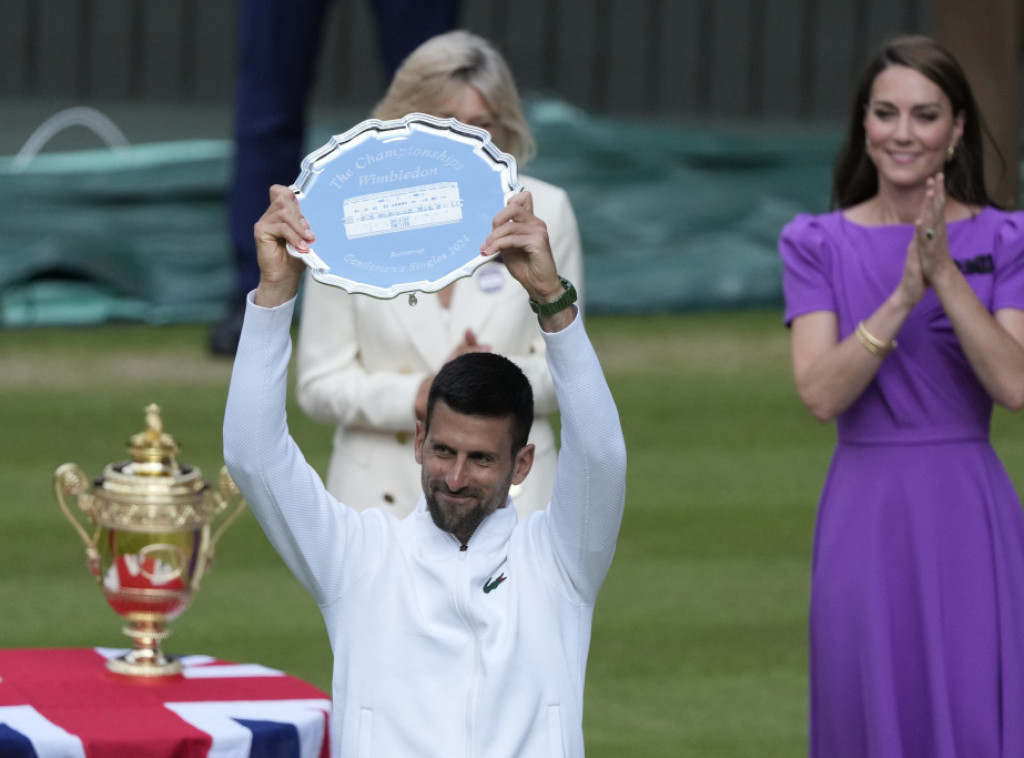 ATP lista: Novak Đoković drugi teniser sveta, Janik Siner prvi