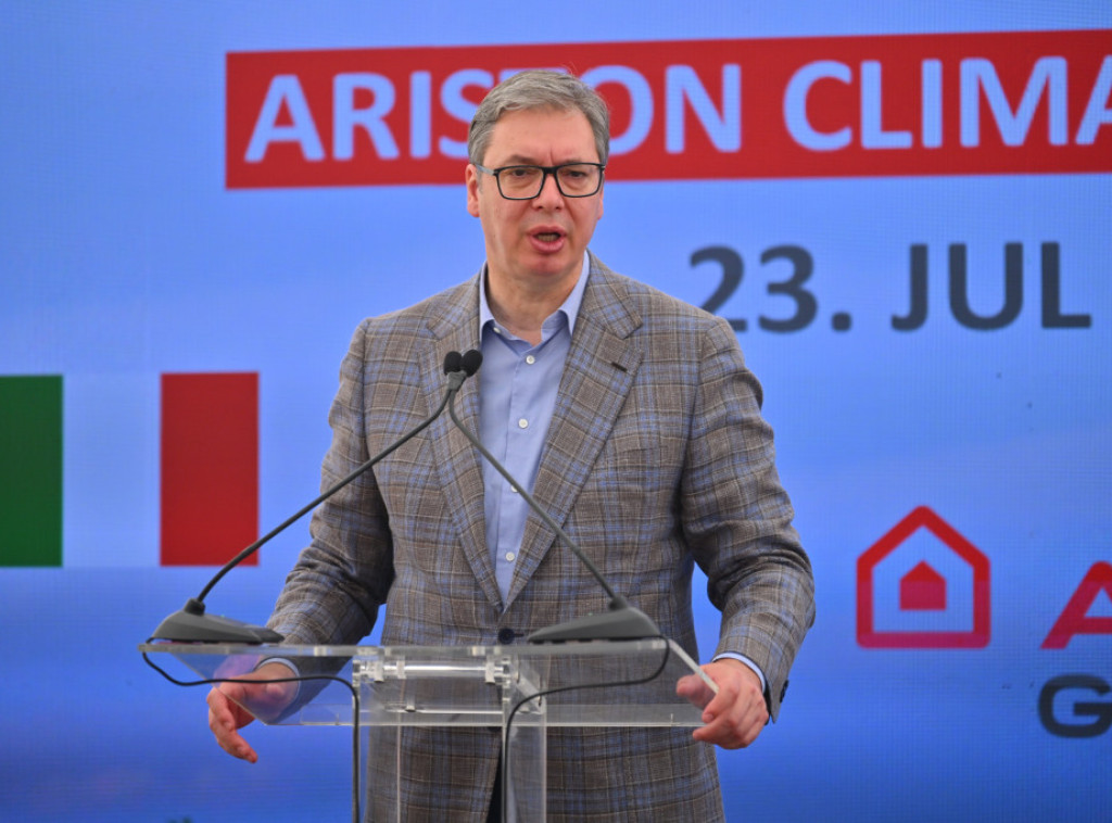 Vucic: New Ariston plant in Nis to export 240 mln euros worth of products in 2025