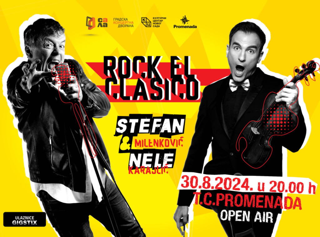 Muzički događaj "Rock el Clasico" prvi put će biti održan u Novom Sadu 30. avgusta
