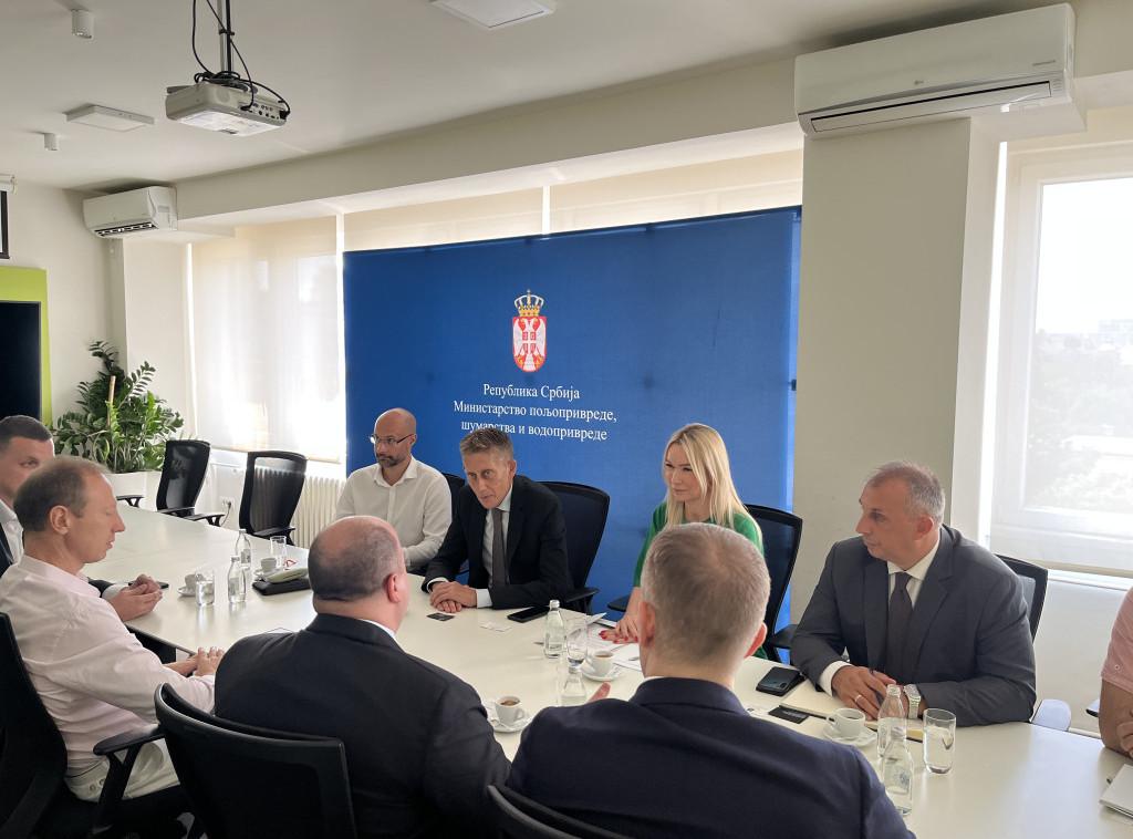 Ministar Martinović se sastao sa ukrajinskim privrednikom, razgovarali o ulaganju u prerađivačke kapacitete u Srbiji