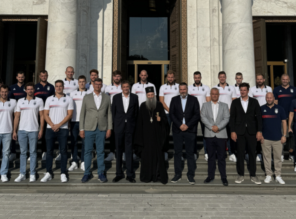Patrijarh Porfirije blagoslovio srpske vaterpoliste uoči Olimpijskih igara u Parizu