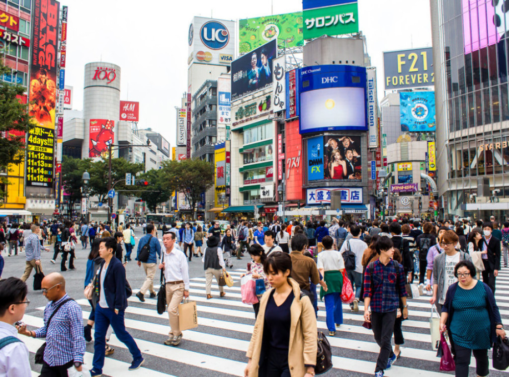 Populacija Japana opala 15. godinu zaredom za više od pola miliona ljudi