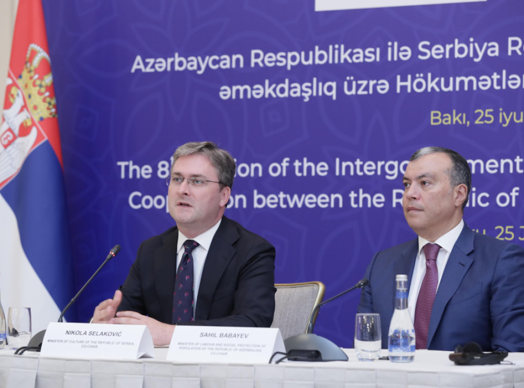 Serbia-Azerbaijan commission on trade and economic cooperation meets in Baku