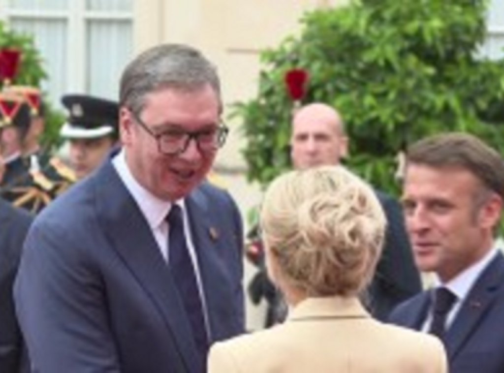 U Jelisejskoj palati prijem za svetske lidere povodom Olimpijskih igara, prisustvuje Vučić