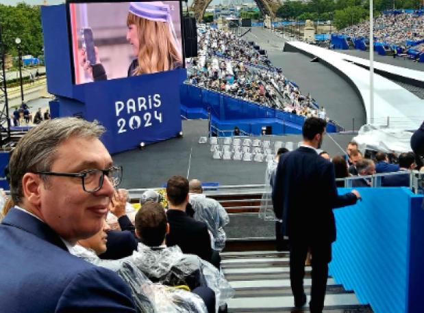 Vučić na svečanoj ceremoniji otvaranja 33. letnjih OI u Parizu