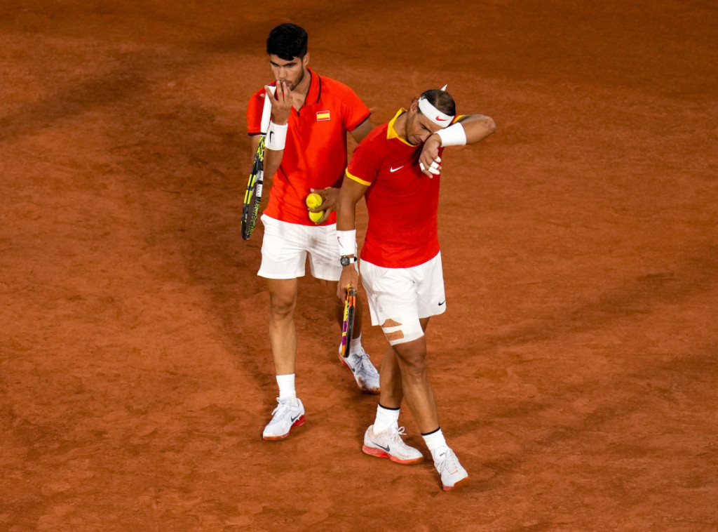 Španski teniseri Nadal i Alkaraz pobedom u dublu startovali na Olimpijskim igrama