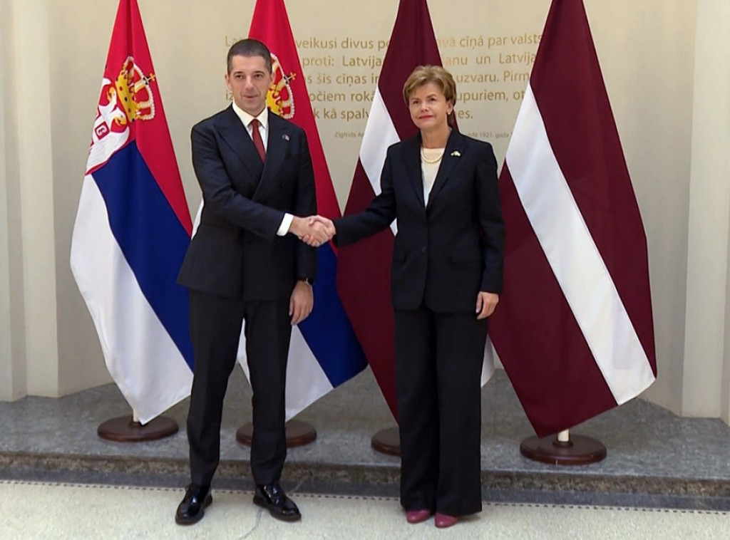 Djuric meets with Latvian FM in Riga