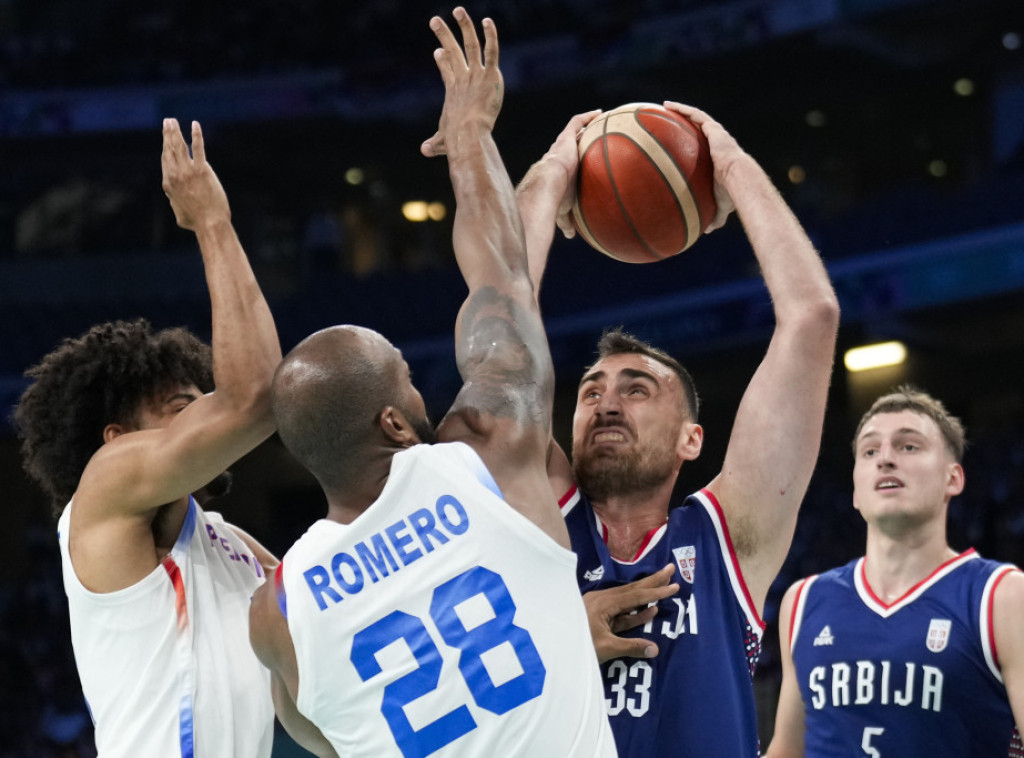 Serbia demolishes Puerto Rico in Olympic men's basketball tournament