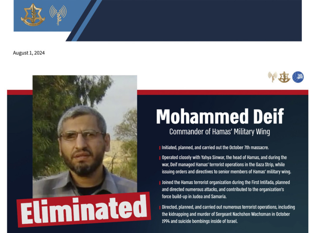 Lider militantnog krila Hamasa Muhamed Dejf ubijen u napadu na Kan Junis