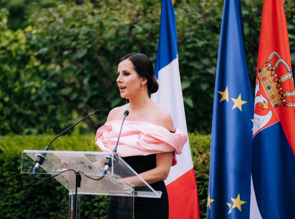 Tamara Vučić posetila promociju EXPO 2027 u "Srpskoj kući" u Parizu