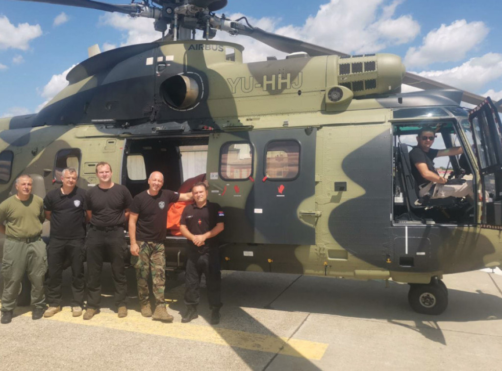 MUP Srbije u S. Makedoniju uputio i helikopter Airbus H215 kao pomoć u gašenju požara