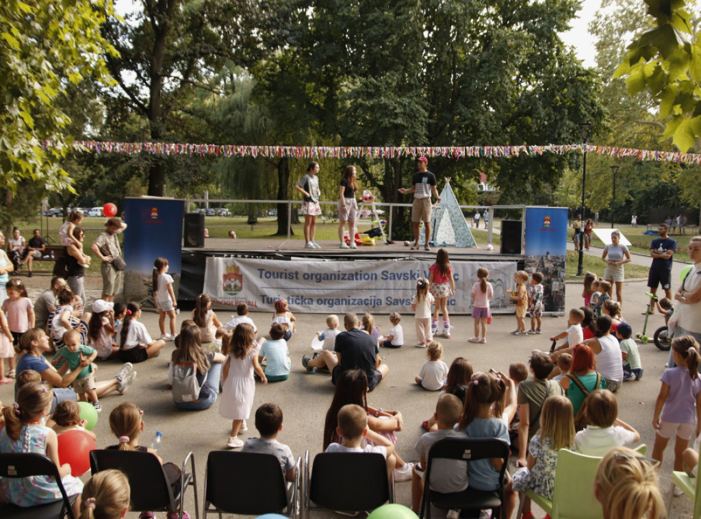 Otvorena manifestacija "Dečje letnje igre" u Topčiderskom parku