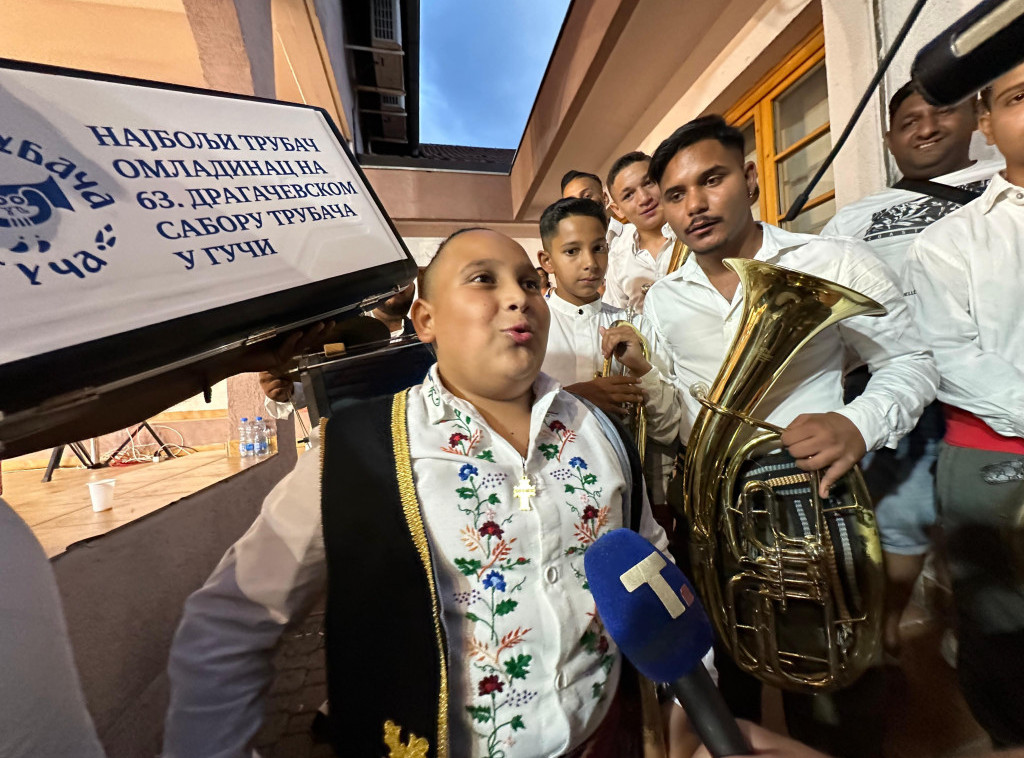 Guča: Najbolji mladi trubač Mateja Stanisavljević, orkestar Davida Antića najbolji omladinski orkestar