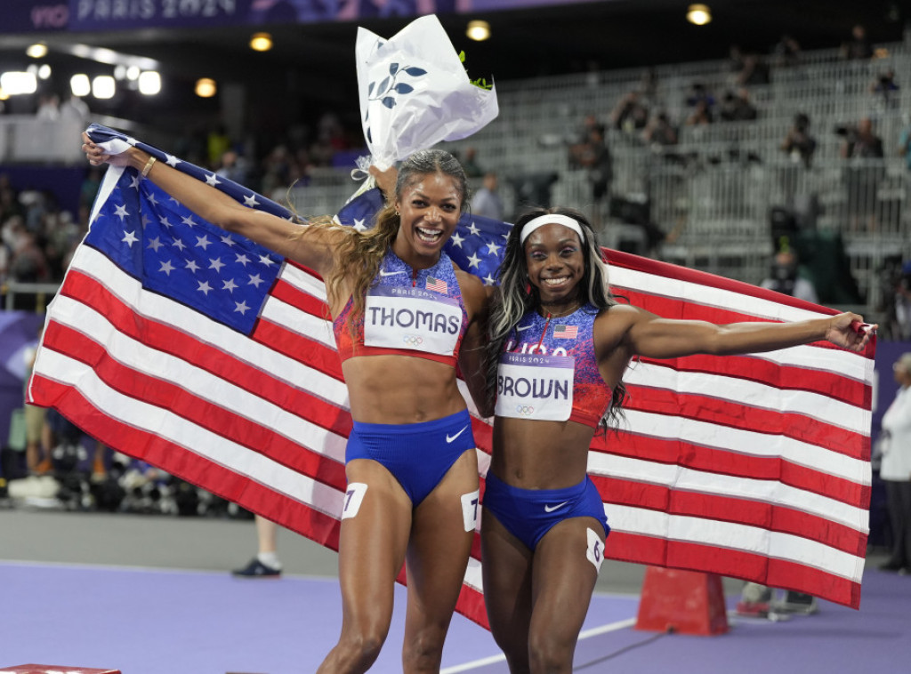 Američka atletičarka Gabrijela Tomas osvojila zlato u trci na 200 metara na Olimpijskim igrama