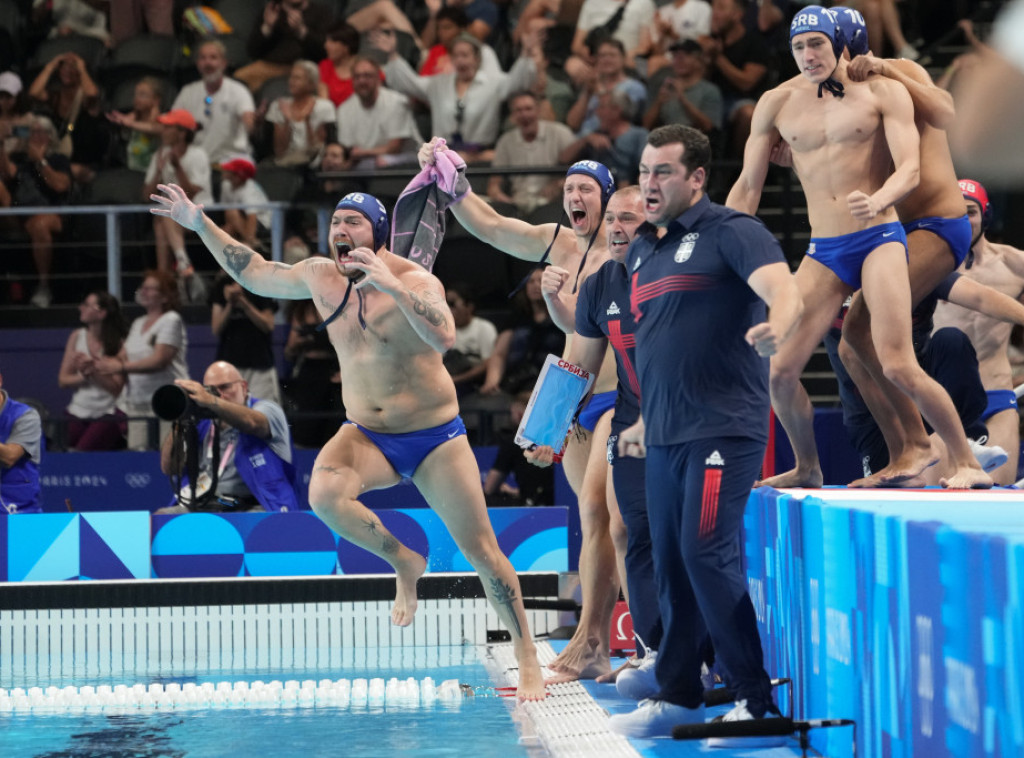 Last-gasp Jaksic goal sends Serbia water polo team to Olympic semi-finals