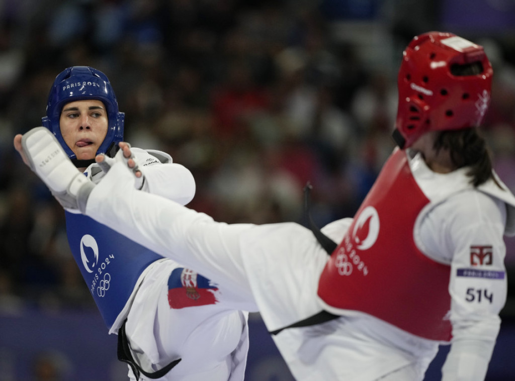 Srpska tekvondistkinja Aleksandra Perišić u četvrtfinalu na Olimpijskim igrama