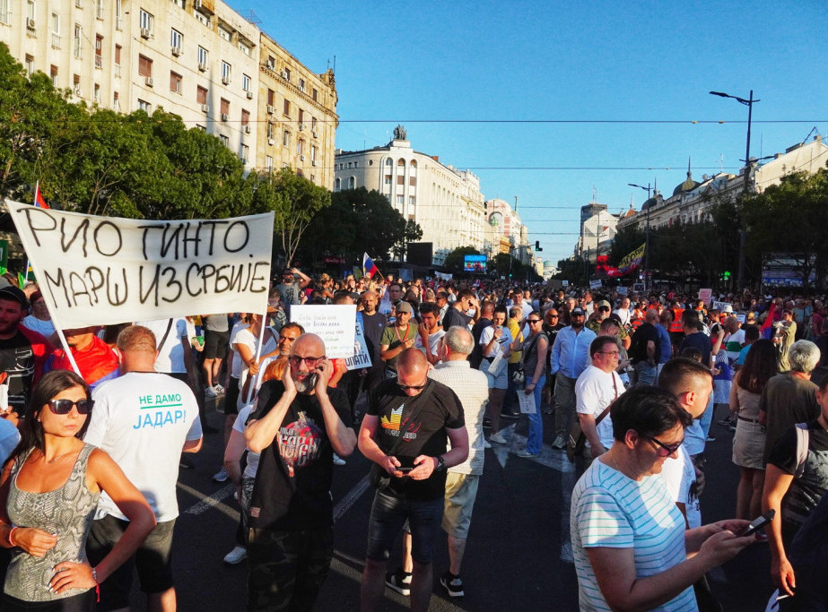 Kompanija Rio Tinto: Netačni navodi u izjavama učesnika protesta