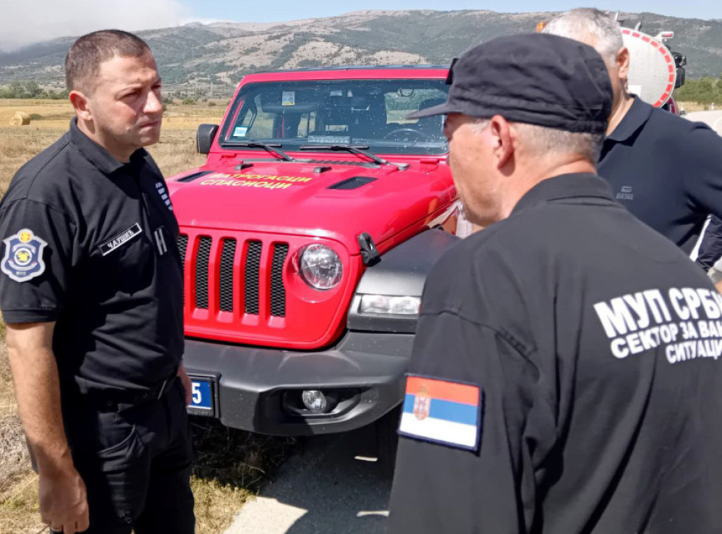 Luka Čaušić obišao najveće požare na teritoriji Srbije: Svi kapaciteti su na terenu