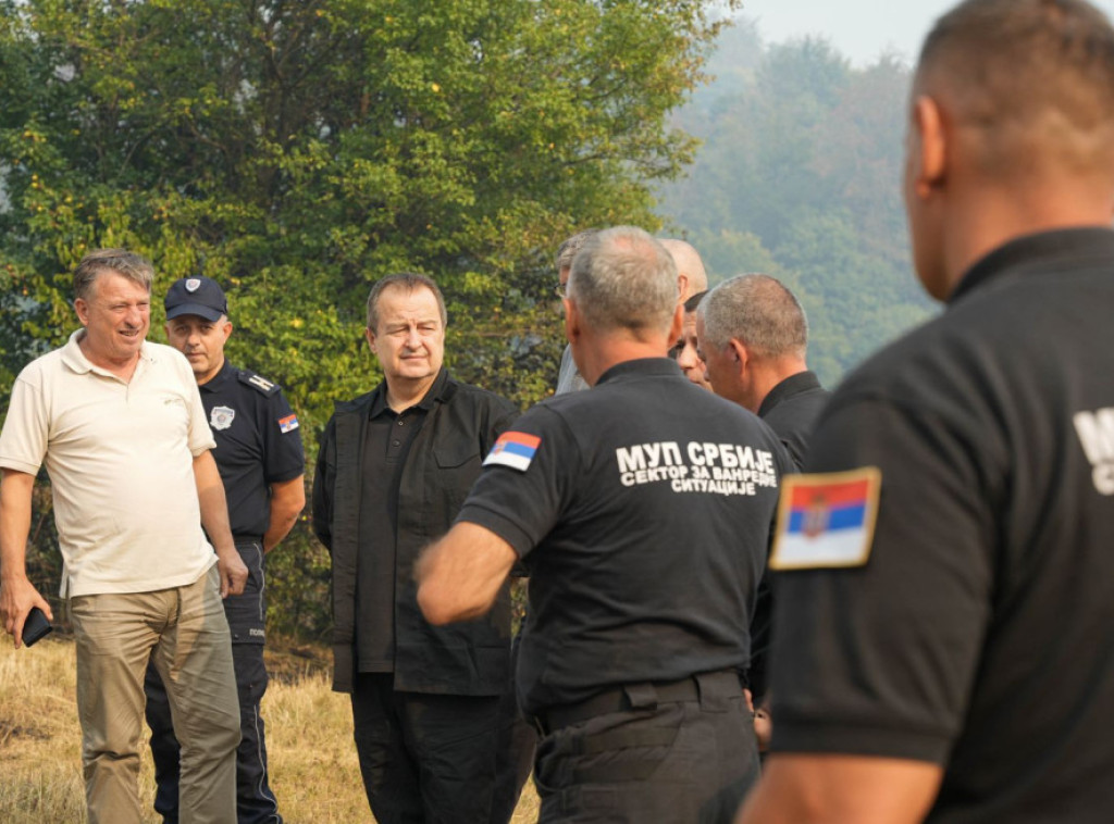 Dačić: Požari na Staroj planini i okolini Žagubice stavljeni pod jednu vrstu kontrole