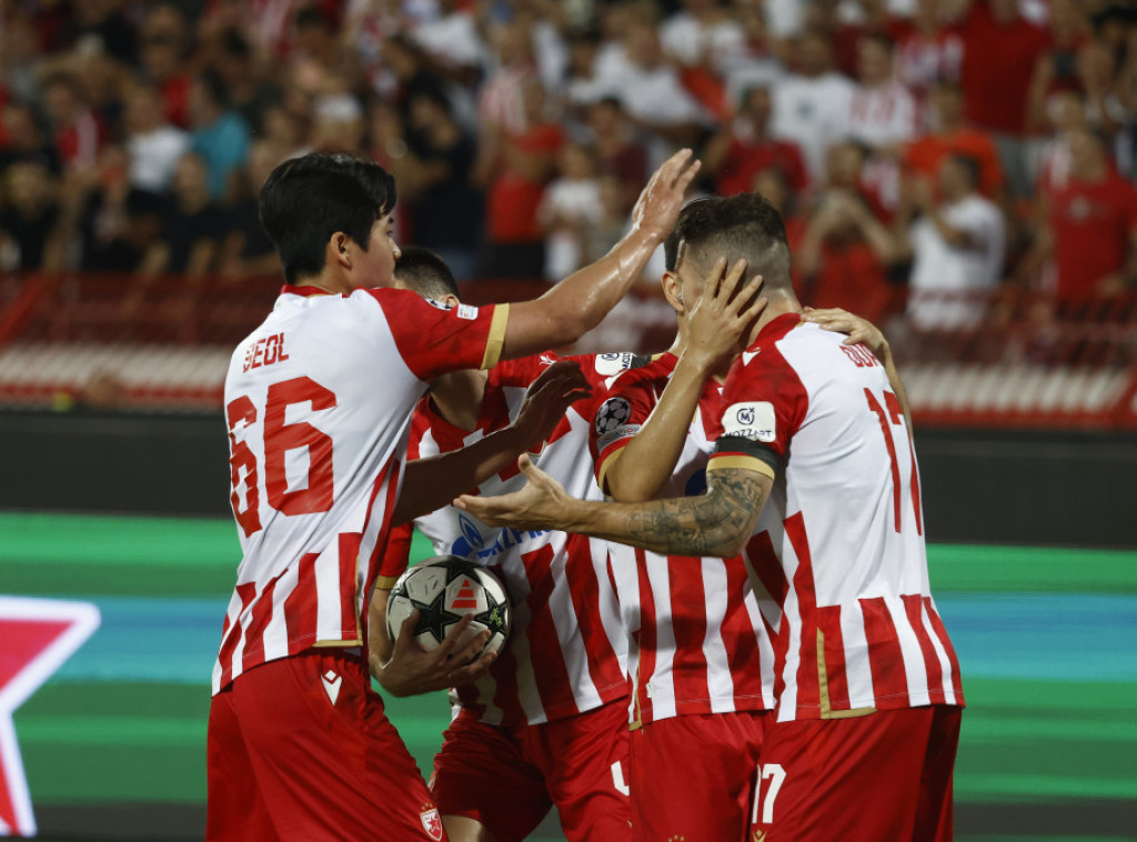 Fudbaleri Crvene zvezde plasirali se u Ligu šampiona, Duarte i Spajić srušili Bode Glimt na Marakani