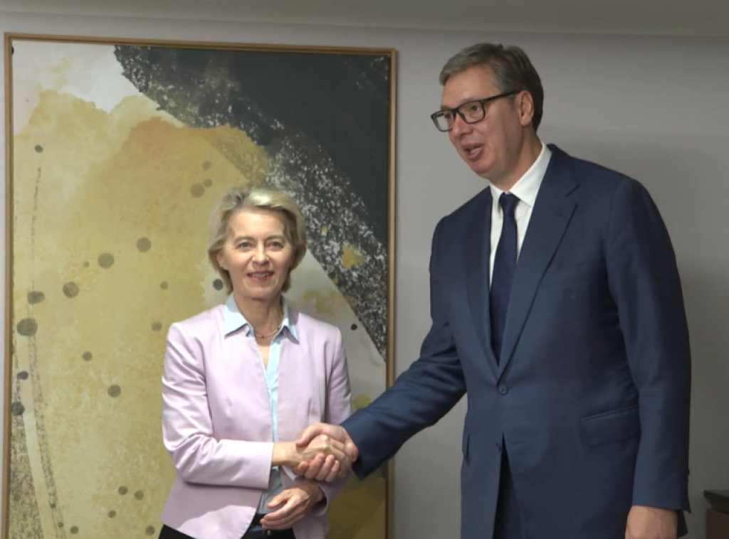 Vucic, von der Leyen visit HTEC Group